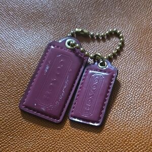 Coach Tag Keychain Set